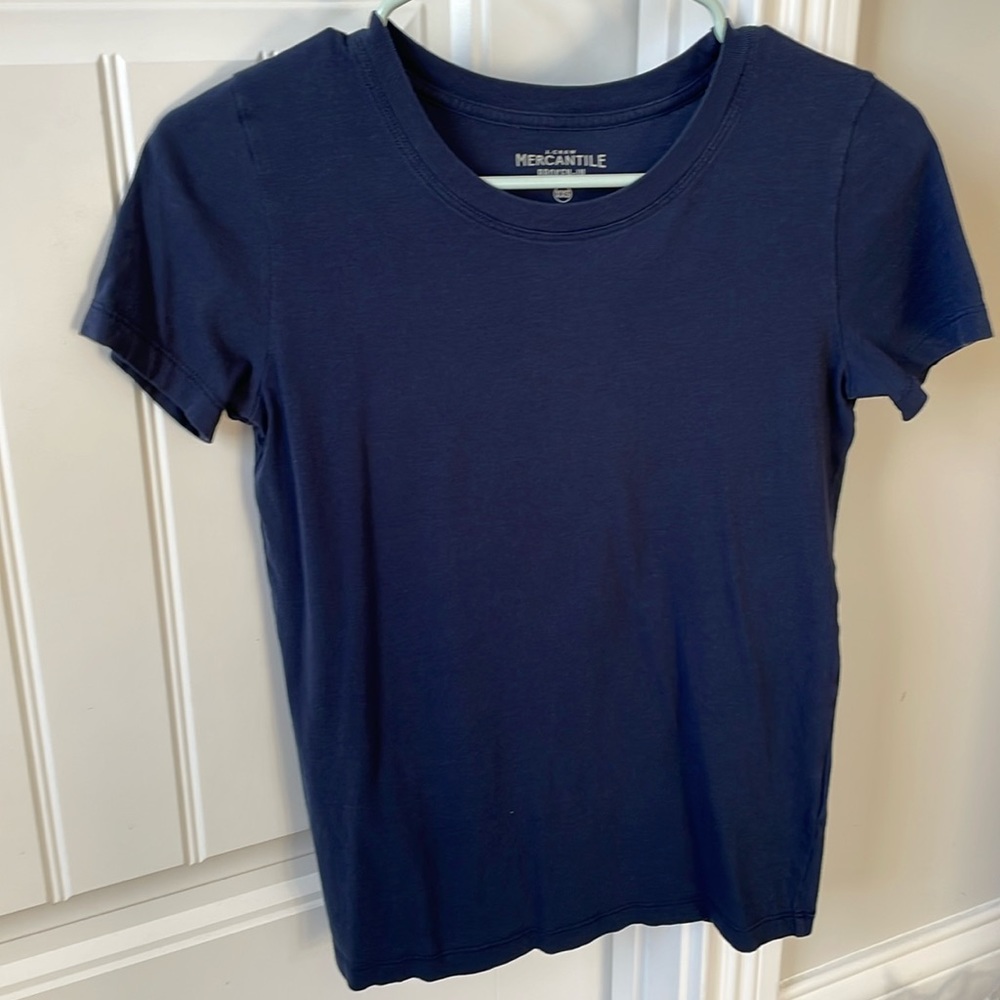 J. Crew navy t-shirt (XXS)